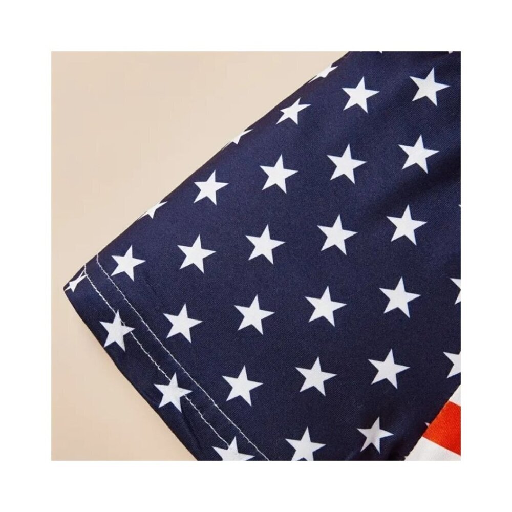 2pcs Baby Boys Patriotic All American Boy T-Shirt and Shorts Sizes: 3-6M to 18-2 - Picture 4 of 5